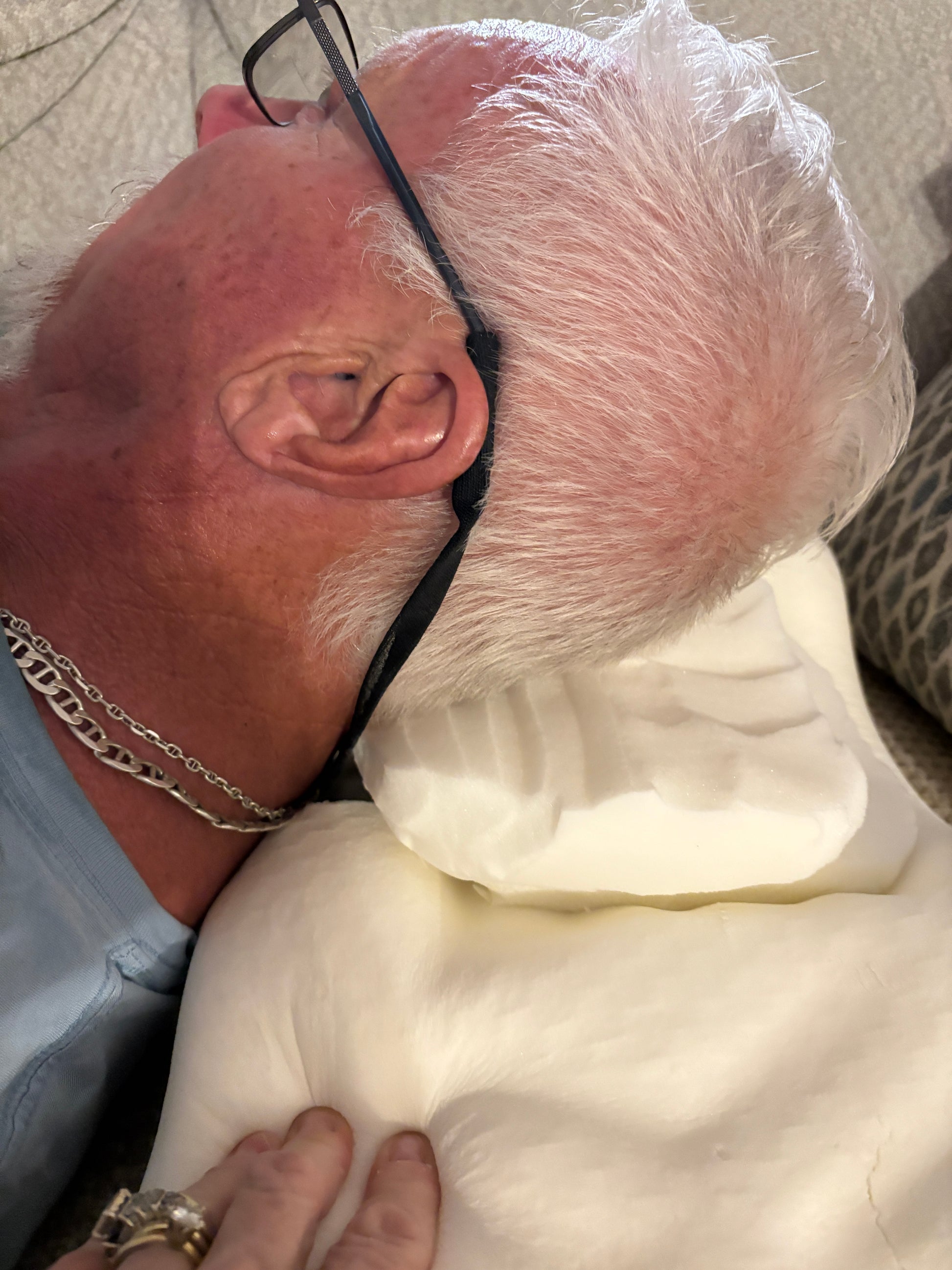 The Ark - Neck Pillow W/ Crown Lift Pillow Insert™ - Sanctuary Sleep Pillow