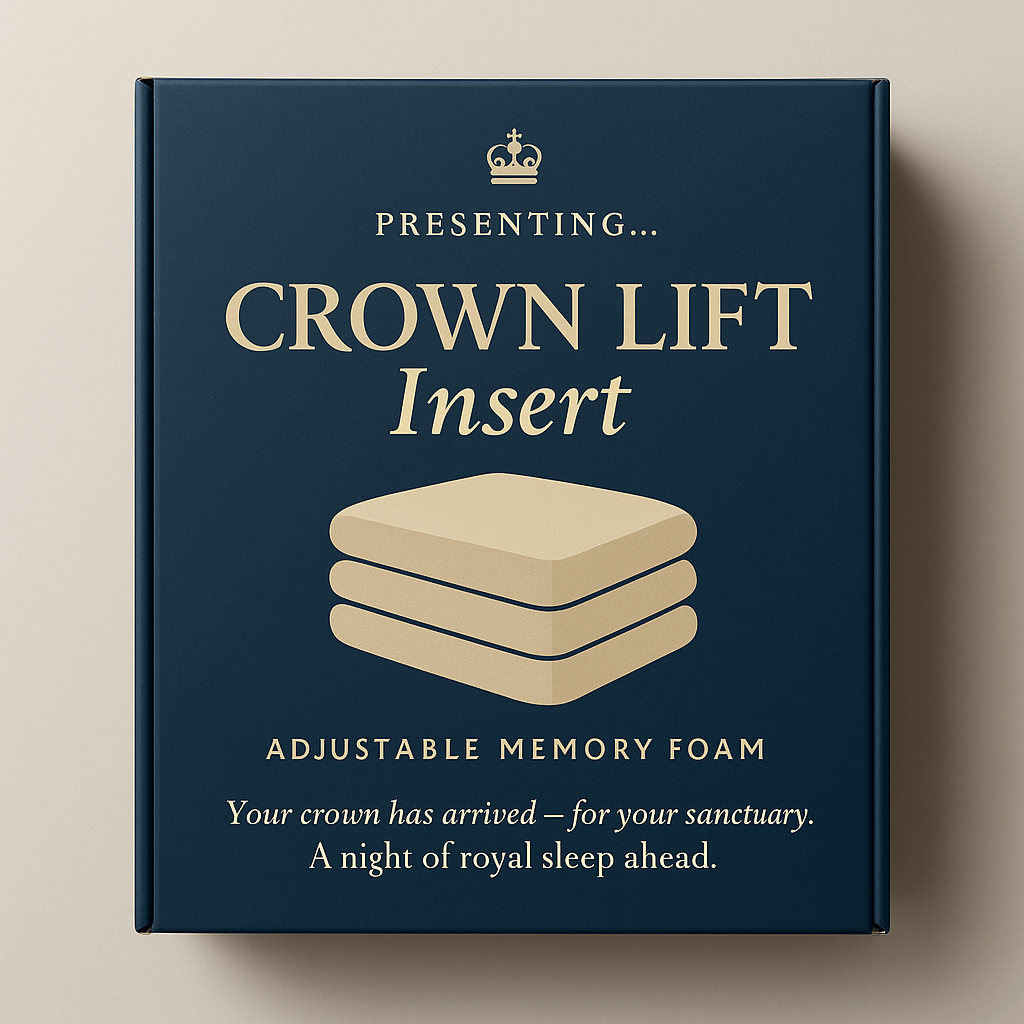 Crown Lift ™ Pillow Insert System - Sanctuary Sleep Pillow