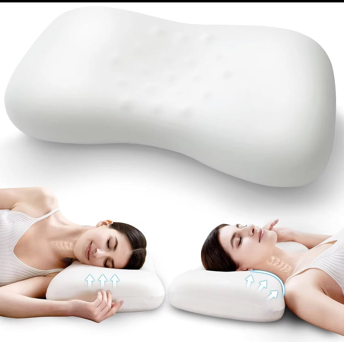 The Cornerstone Pillow™ With Crown Lift Insert™ System - Sanctuary Sleep Pillow