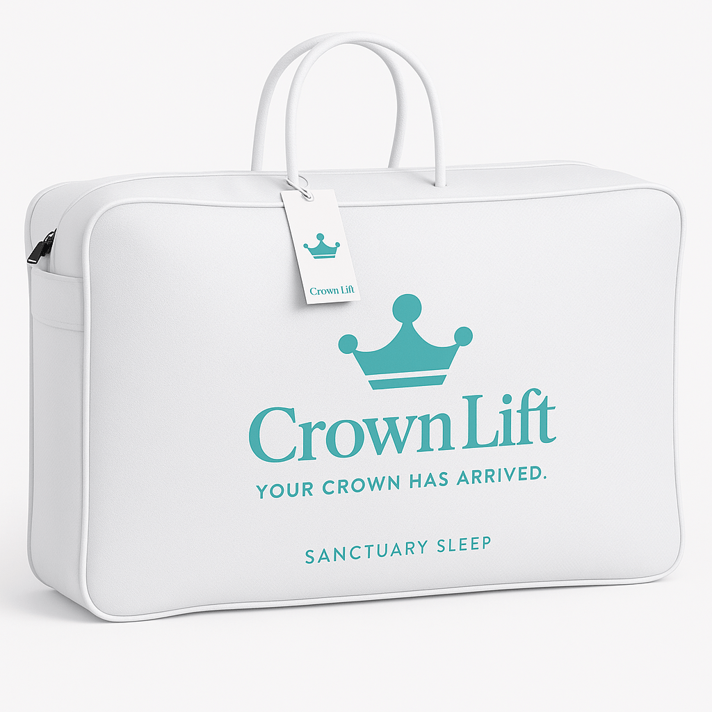 Crown Lift™ Insert System with Eye Mask, Gel Neck Wrap, & Travel Bag - Sanctuary Sleep Pillow